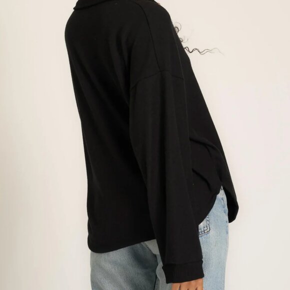 Chiara Cozy Pullover, Black - Picture 3 of 4